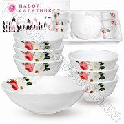Набор салатников стеклокерамика Роза Бутик SNT - 30056-203 7 шт ✅ базовая цена 171.90 грн. ✔ Опт ✔ Скидки ✔ Заходите! - Интернет-магазин ✅ Фортуна-опт ✅