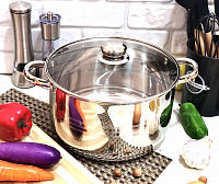 Кастрюля профессиональная Edenberg EB - 3022 - 17,7 л ✅ базовая цена $32.96 ✔ Опт ✔ Скидки ✔ Заходите! - Интернет-магазин ✅ Фортуна-опт ✅