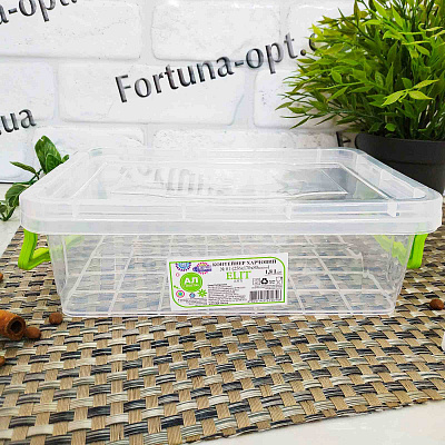 Судок пищевой низкий Ал - Пласт 1,8 л - 0140 ✅ базовая цена 45.76 грн. ✔ Опт ✔ Скидки ✔ Заходите! - Интернет-магазин ✅Фортуна-опт ✅