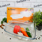 Кастрюля из жаропрочного стекла 3 л -A-Plus - 4006  ✅ базовая цена $11.03 ✔ Опт ✔ Скидки ✔ Заходите! - Интернет-магазин ✅ Фортуна-опт ✅