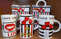 Кружка керамическая в упаковке 320 мл Love - 2752 ✅ базовая цена 51.60 грн. ✔ Опт ✔ Скидки ✔ Заходите! - Интернет-магазин ✅ Фортуна-опт ✅
