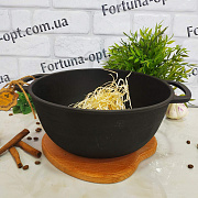 Кастрюля чугунная литая без крышки 4 л - V 0400  ✅ базовая цена 552.03 грн. ✔ Опт ✔ Скидки ✔ Заходите! - Интернет-магазин ✅ Фортуна-опт ✅