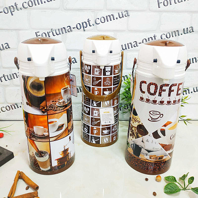 Термос стеклянный с помпой 1,9 л стекло Stenson - 0756 ➜ фото ➜ розн цена $10.08 - Интернет-магазин ✅ Fortuna-opt.com.ua. ✅ 