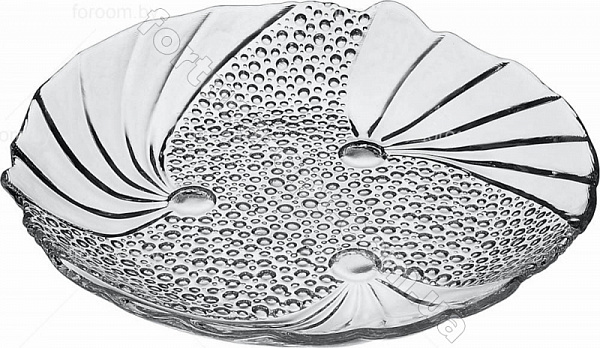Блюдо стеклянное Папийон 24 см Pasabache - 10279 ✅ базовая цена 21.95 грн. ✔ Опт ✔ Скидки ✔ Заходите! - Интернет-магазин ✅ Фортуна-опт ✅