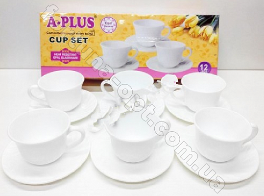 Набор чайный стеклокерамика 12 предметов - 1876 ✅ базовая цена $9.86 ✔ Опт ✔ Скидки ✔ Заходите! - Интернет-магазин ✅ Фортуна-опт ✅