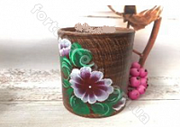 Стакан рисованный -350 мл (красная глина) ✅ базовая цена 27 грн. ✔ Опт ✔ Скидки ✔ Заходите! - Интернет-магазин ✅ Фортуна-опт ✅