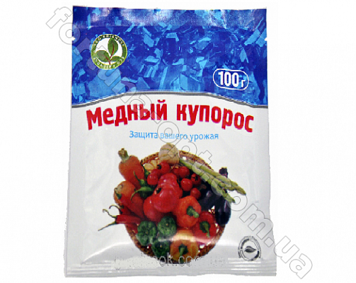 Купорос медный 100 г ✅ базовая цена 17.29 грн. ✔ Опт ✔ Скидки ✔ Заходите! - Интернет-магазин ✅ Фортуна-опт ✅
