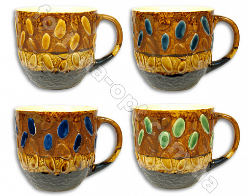 Чашка керамическая Джамбо Elina EL - 3141 570 мл ✅ базовая цена 32.40 грн. ✔ Опт ✔ Скидки ✔ Заходите! - Интернет-магазин ✅ Фортуна-опт ✅