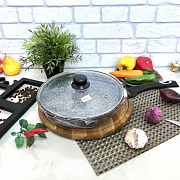 Сковорода с гранитным покрытием Benson BN - 517 (28*6см) ✅ базовая цена $18.34 ✔ Опт ✔ Скидки ✔ Заходите! - Интернет-магазин ✅ Фортуна-опт ✅