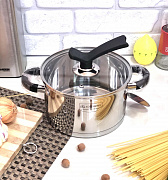 Кастрюля нержавеющая с крышкой Edenberg EB - 3695 - 3.6 л ✅ базовая цена $10.16 ✔ Опт ✔ Скидки ✔ Заходите! - Интернет-магазин ✅ Фортуна-опт ✅