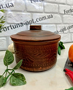   Кастрюля красная глина 1,7 л 7785 ✅ базовая цена 116.03 грн. ✔ Опт ✔ Скидки ✔ Заходите! - Интернет-магазин ✅ Фортуна-опт ✅