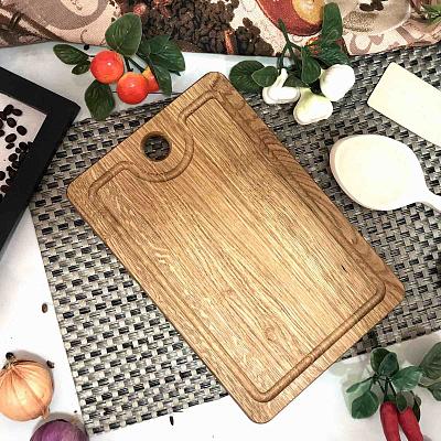 Доска  Дуб 20*30см с вырезом  2030дсв ✅ базовая цена 119 грн. ✔ Опт ✔ Скидки ✔ Заходите! - Интернет-магазин ✅ Фортуна-опт ✅