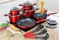 Набор посуды Edenberg EB - 5612 Burgundy Metallic Line ✅ базовая цена $107.85 ✔ Опт ✔ Скидки ✔ Заходите! - Интернет-магазин ✅ Фортуна-опт ✅