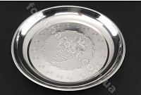 Поднос из нержавеющей стали Виноград A-Plus - 30 см ✅ базовая цена $1.42 ✔ Опт ✔ Скидки ✔ Заходите! - Интернет-магазин ✅ Фортуна-опт ✅