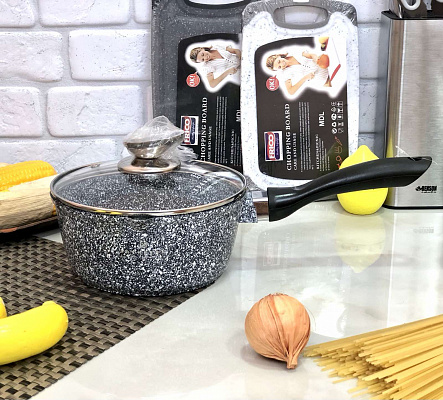  Ковш с крышкой гранит 1,9 л Edenberg EB - 8046 ✅ базовая цена $14.80 ✔ Опт ✔ Скидки ✔ Заходите! - Интернет-магазин ✅ Фортуна-опт ✅