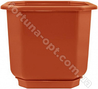 Горшок цветочный Дама 20*20*17 см - 0333 ✅ базовая цена 31.38 грн. ✔ Опт ✔ Скидки ✔ Заходите! - Интернет-магазин ✅ Фортуна-опт ✅