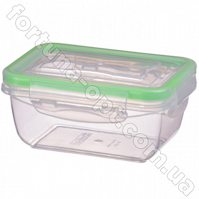 Контенер пищевой прямоугольный Фреш 0,4 л - 0260 ✅ базовая цена 24.14 грн. ✔ Опт ✔ Скидки ✔ Заходите! - Интернет-магазин ✅Фортуна-опт ✅