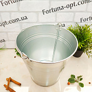 Ведро оцинкованное 10 л 0112 ✅базовая цена 114.42 грн. ✔ Опт ✔ Скидки ✔ Заходите! - Интернет-магазин ✅ Фортуна-опт ✅