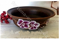 Миска солдатка рисованная (красная глина) ✅ базовая цена 32 грн. ✔ Опт ✔ Скидки ✔ Заходите! - Интернет-магазин ✅ Фортуна-опт ✅