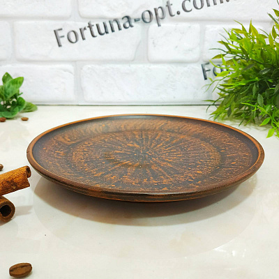   Тарелка 190 мм красная глина гладкая 7776 ✅ базовая цена 49.73 грн. ✔ Опт ✔ Скидки ✔ Заходите! - Интернет-магазин ✅ Фортуна-опт ✅