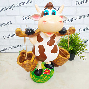  Корова с коромыслом гипс 1715 ✅ базовая цена 472.42 грн. ✔ Опт ✔ Скидки ✔ Заходите! - Интернет-магазин ✅ Фортуна-опт ✅