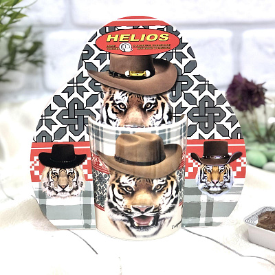 Чашка подарочная с тигром 340 мл -  2704 ✅ базовая цена 77.79 грн. ✔ Опт ✔ Скидки ✔ Заходите! - Интернет-магазин ✅ Фортуна-опт ✅