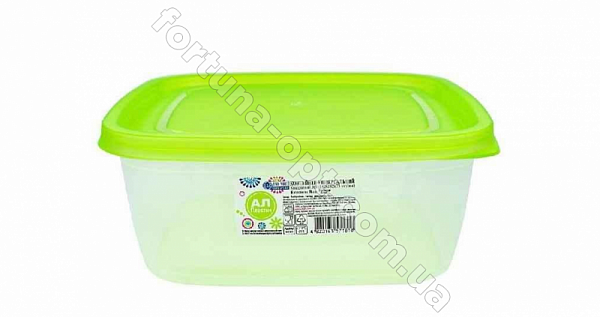 Контейнер с крышкой Эконом 0,6 л - 0840  ✅ базовая цена 11.72 грн. ✔ Опт ✔ Скидки ✔ Заходите! - Интернет-магазин ✅Фортуна-опт ✅