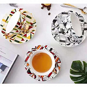 Чашка с блюдцем и ложкой 220 мл "Picasso" 00937 ✅ базовая цена $8.62 ✔ Опт ✔ Скидки ✔ Заходите! - Интернет-магазин ✅ Фортуна-опт ✅