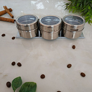 Набор для специй на магните 3 пр. Benson - 188 ✅ базовая цена $4.33 ✔ Опт ✔ Скидки ✔ Заходите! - Интернет-магазин ✅ Фортуна-опт ✅