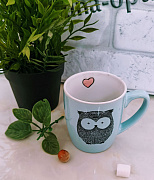 Чашка 280 мл "Совушка" 0013 ✅ базовая цена 57.72 грн. ✔ Опт ✔ Скидки ✔ Заходите! - Интернет-магазин ✅ Фортуна-опт ✅