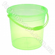Ведро пластиковое 10 л без крышки прозрачное - 0757 ✅базовая цена 43.57 грн. ✔ Опт ✔ Скидки ✔ Заходите! - Интернет-магазин ✅ Фортуна-опт ✅