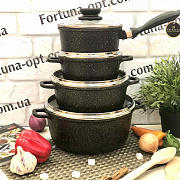 Набор посуды Edenberg EB - 9180, мраморное покрытие ✅ базовая цена $58.12 ✔ Опт ✔ Скидки ✔ Заходите! - Интернет-магазин ✅ Фортуна-опт ✅
