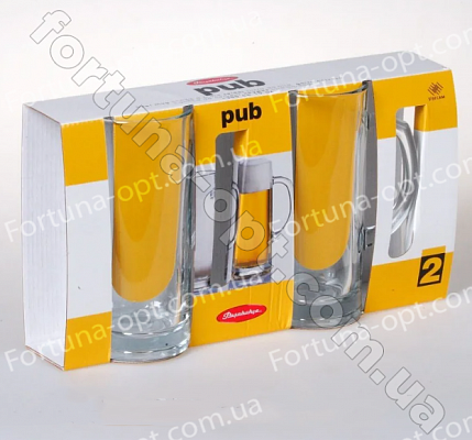 Набор пивных кружек ОСЗ "Паб" 2 шт 300 мл 55439 ✅ базовая цена 72.20 грн. ✔ Опт ✔ Скидки ✔ Заходите! - Интернет-магазин ✅ Фортуна-опт ✅