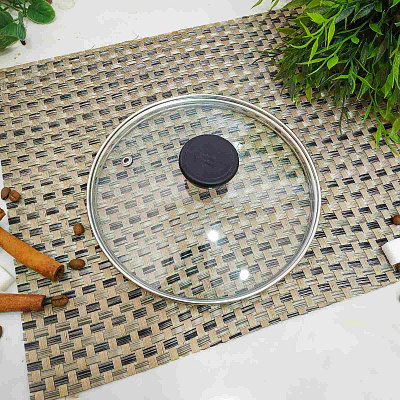 Крышка стеклянная для сковороды Stenson - 2222 - 22 см ✅ базовая цена $1.99 ✔ Опт ✔ Скидки ✔ Заходите! - Интернет-магазин ✅ Фортуна-опт ✅