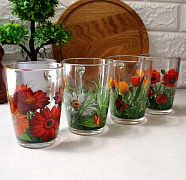 Чашка стекло 300 мл Капучино цветы 8139 ✅ базовая цена 35.52 грн. ✔ Опт ✔ Скидки ✔ Заходите! - Интернет-магазин ✅ Фортуна-опт ✅