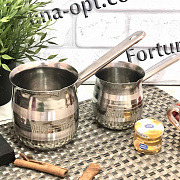 Набор турок из нержавеющей стали 2 шт Empire EM - 1561 ✅ базовая цена $4.44 ✔ Опт ✔ Скидки ✔ Заходите! - Интернет-магазин ✅ Фортуна-опт ✅