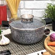 Сотейник с крышкой Edenberg EB - 3978 - 4.4 л/24см✅базовая цена$24.15✔Опт✔Скидки✔Заходите! - Интернет-магазин ✅Фортуна-опт ✅