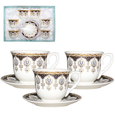 Набор чайный 12 пр 180 мл Клеопатра 146-02 ✅ базовая цена 602.34 грн. ✔ Опт ✔ Скидки ✔ Заходите! - Интернет-магазин ✅ Фортуна-опт ✅