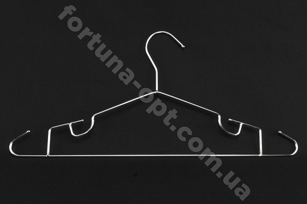 Вешалка ( тремпель ) для одежды нержавейка A-Plus - 1168 - 6 шт ✅ базовая цена $3.95 ✔ Опт ✔ Скидки ✔ Заходите! - Интернет-магазин ✅ Фортуна-опт ✅