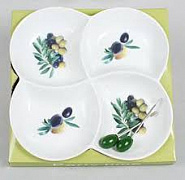 Блюдо керамическое для соуса 4 секции SNT - 4520 ✅ базовая цена 65.80 грн. ✔ Опт ✔ Скидки ✔ Заходите! - Интернет-магазин ✅ Фортуна-опт ✅