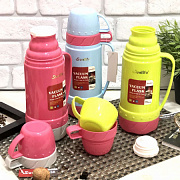 Термос 1 л стекло с двумя чашами Frico FRU - 269 ➜ фото ➜ розн цена $8.90 - Интернет-магазин ✅ Fortuna-opt.com.ua. ✅ 