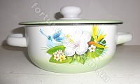 Кастрюля эмалированная 1,0 л 1607/3 Колибри ✅ базовая цена 113.09 грн. ✔ Опт ✔ Скидки ✔ Заходите! - Интернет-магазин ✅ Фортуна-опт ✅