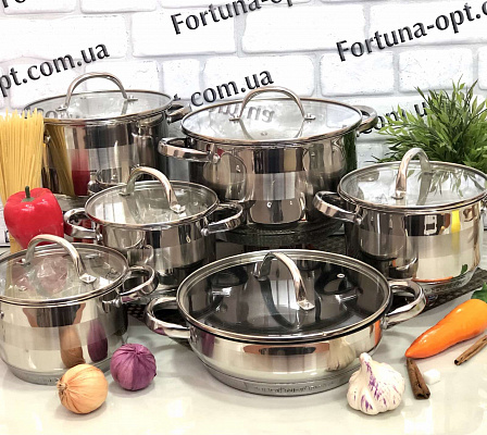 Набор посуды Edenberg с глубокой сковородой EB - 2120➜ Опт и розница ✅ актуальная цена -Интернет магазин ✅ Фортуна ✅