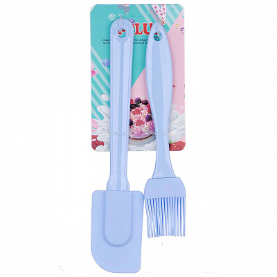 Набор силикон лопатка и кисточка A - Plus - 1929 ✅ базовая цена $0.79 ✔ Опт ✔ Скидки ✔ Заходите! - Интернет-магазин ✅ Фортуна-опт ✅