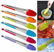 Щипцы силиконовые 30 см "листочки" -072 ✅ базовая цена $1.86 ✔ Опт ✔ Скидки ✔ Заходите! - Интернет-магазин ✅ Фортуна-опт ✅