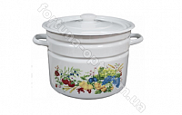 Кастрюля эмалированная 5,5 л 1617/2 Сад ✅ базовая цена 228.63 грн. ✔ Опт ✔ Скидки ✔ Заходите! - Интернет-магазин ✅ Фортуна-опт ✅
