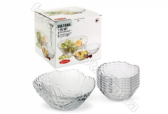 Набор салатников Pasabahce SULTANA - 97772 - 7 предметов ✅ базовая цена 178.37 грн. ✔ Опт ✔ Скидки ✔ Заходите! - Интернет-магазин ✅ Фортуна-опт ✅