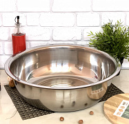 Миска из нержавеющей стали A-Plus - 0883 (38 см) ✅ базовая цена $4.03 ✔ Опт ✔ Скидки ✔ Заходите! - Интернет-магазин ✅ Фортуна-опт ✅