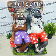  Волк и пес на лавочке Велком гипс 1310 ✅ базовая цена 515.04 грн. ✔ Опт ✔ Скидки ✔ Заходите! - Интернет-магазин ✅ Фортуна-опт ✅