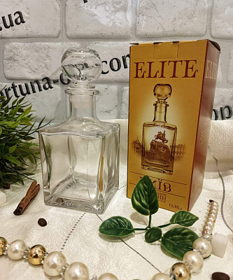 Графин водочный  Киев 0,35 л - 9454 ✅ базовая цена 110.56 грн. ✔ Опт ✔ Скидки ✔ Заходите! - Интернет-магазин ✅ Фортуна-опт ✅